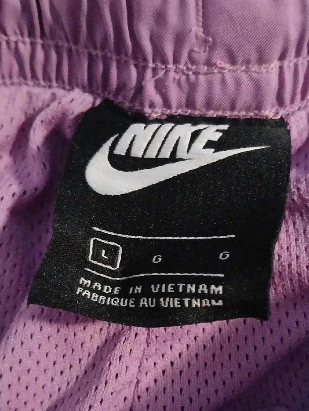 Nike Limited Sportswear City Edition Mushroom Embroidery Shorts Lavender Large